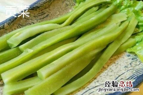 莴笋和贡菜的区别 莴笋和贡菜的区别图片 两者之间