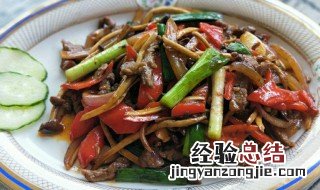 茶树菇炒五花肉的做法 茶树菇炒五花肉图片