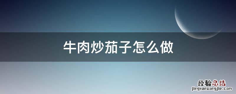 牛肉煮茄子的做法 牛肉炒茄子怎么做