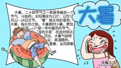 大暑手抄报图片简单 大暑手抄报1