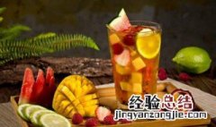 可储存的水果茶的制作方法 可储存的水果茶的制作方法视频