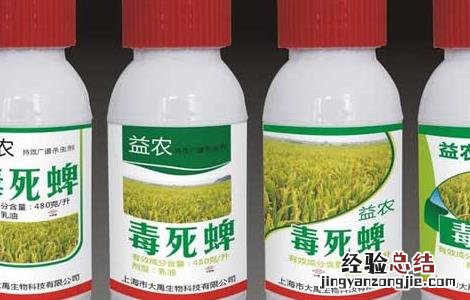 毒死蜱使用说明 毒死蜱的使用方法