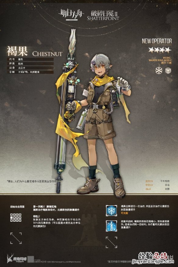 明日方舟新活动松果皮肤 明日方舟褐果介绍