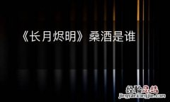 《长月烬明》桑酒是谁