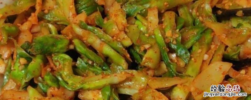 临川菜梗的制作方法 临川菜梗的制作方法及材料