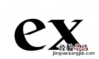 ex的意思