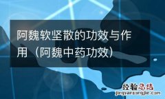 阿魏中药功效 阿魏软坚散的功效与作用