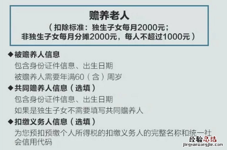 南通个人所得税赡养老人专项扣除指南