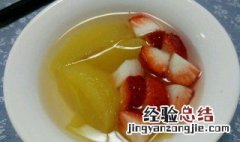 水果甜汤的做法 水果甜汤的做法大全家常窍门