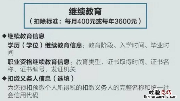 南通个人所得税继续教育专项扣除指南