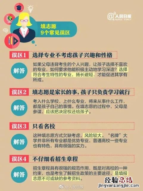 高考志愿填报注意事项+9个常见误区 今年高考志愿填报注意细节