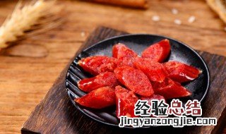 蒿子炒香肠 香肠炒蓠蒿怎么做