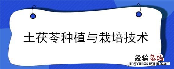 土茯苓种植与栽培技术书籍 土茯苓种植与栽培技术