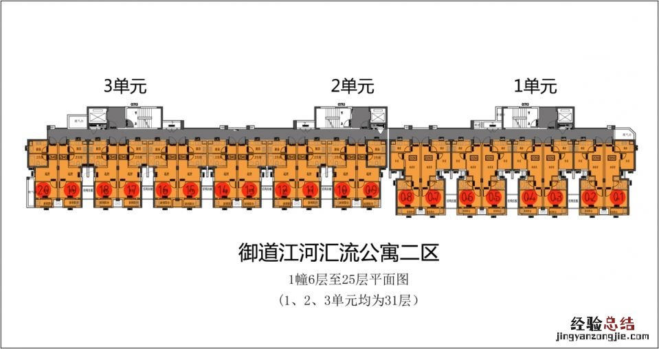 杭州江河汇流公寓二区公租房户型图一览