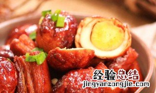 虎皮蛋焖红烧肉的做法 如何做虎皮蛋焖红烧肉
