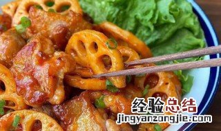 香脆莲藕甜辣韩式鸡肉的做法 韩式莲藕小菜