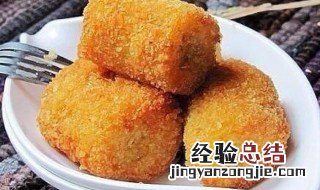 金黄香蕉糕 香蕉糕的制作