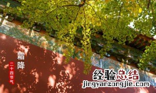 有关霜降的谚语有哪些 盘点关于霜降的谚语