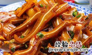 凉拌猪耳的正宗做法 如何做凉拌猪耳