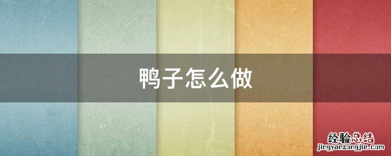 鸭子怎么做 鸭子怎么做好吃啤酒鸭的做法