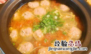 番茄黄豆芽圆子汤怎么做 番茄黄豆芽圆子汤