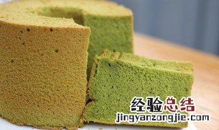 抹茶戚风蛋糕的做法6寸 抹茶戚风蛋糕的做法