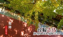 霜降节气的养生知识有哪些 霜降节气的养生知识介绍