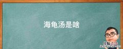 海龟汤是啥 海龟汤是啥游戏
