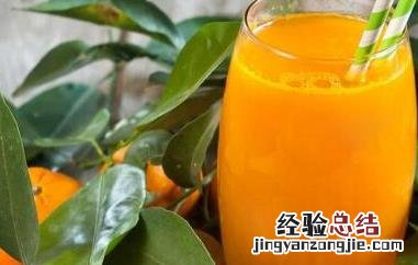 橘子汁的功效与作用及禁忌 橘子汁的功效与作用