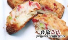 鲜虾香肠煎面包 鲜虾香肠煎面包的做法
