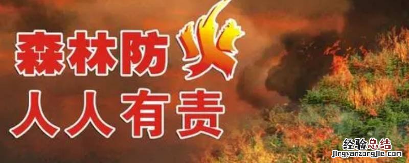森林防火安全知识10条 森林防火小常识8条