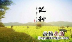什么时候芒种节气 什么时候芒种