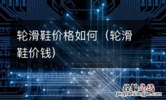 轮滑鞋价钱 轮滑鞋价格如何
