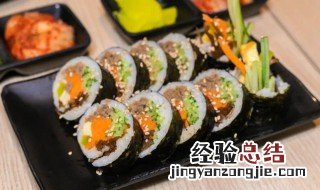 涮涮牛肉寿司卷怎么做 牛肉寿司卷图片