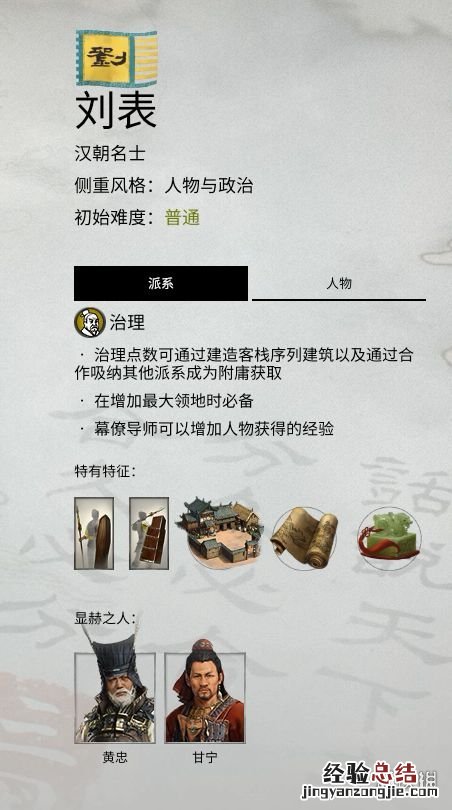 全面战争三国官渡之战dlc势力人物特性图鉴汇总 刘焉