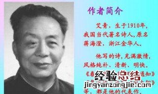 艾青绿写了什么 艾青绿的深层含义