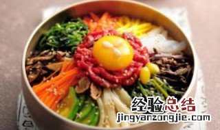 韩式石锅拌饭 韩式石锅拌饭食材