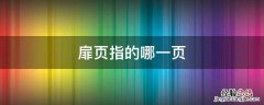 扉页是什么内容 扉页指的哪一页