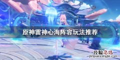 原神雷神心海阵容怎么玩 雷神心海抽取建议