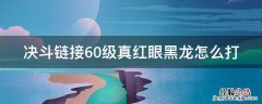 决斗链接60级真红眼黑龙怎么打 决斗链接国服60级真红眼黑龙怎么打