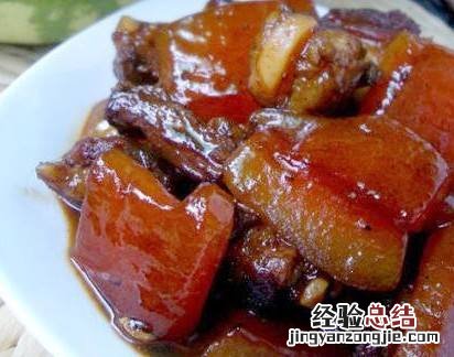 西瓜皮红烧排骨的做法 西瓜皮煮排骨