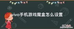 vivo手机游戏魔盒怎么设置 vivo手机游戏魔盒怎么设置桌面不显示游戏图标