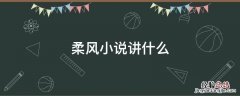 柔风小说讲的什么 柔风小说讲什么