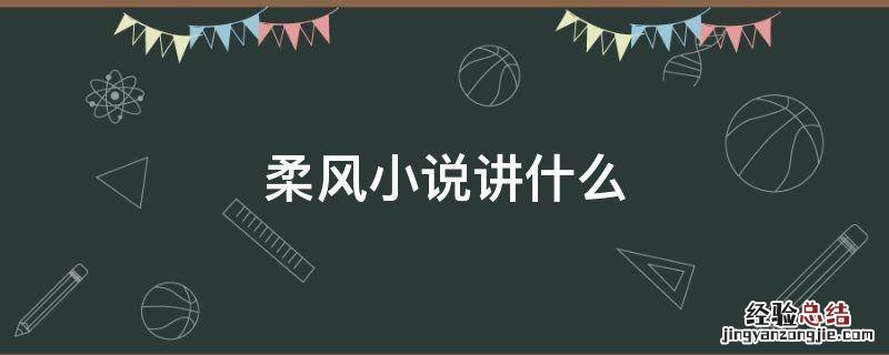 柔风小说讲的什么 柔风小说讲什么
