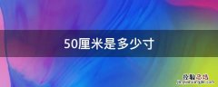 行李箱50厘米是多少寸 50厘米是多少寸