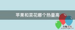 菜花是高热量食物吗 苹果和菜花哪个热量高