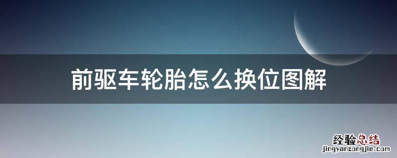 前驱车轮胎怎么换位图解 前驱车轮胎换位示意图