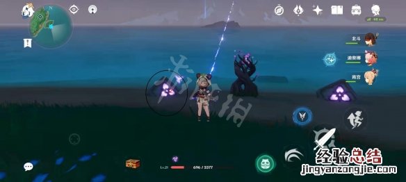 原神踏鞴砂右下角隔岸解密 原神踏鞴砂解密右下角小岛怎么玩