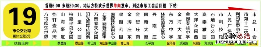 汕头公交19路发车时间 汕头19路最新路线查询