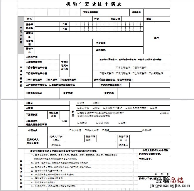 晋城驾驶证 晋中机动车驾驶证申请表